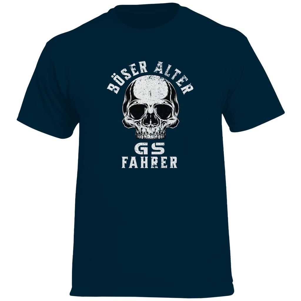 2026 Böser Alter GS Fahrer Vintage Motorcycle Racing Graphic Tee 100 Cotton Round Neck Casual Regular Fit Unisex Summer Top