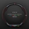 Genuine Leather Suede Carbon Fiber Steering Wheel Cover for Hongqi H5/H9/EQM5/H7/EHS9