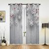 Christmas Window Curtains Decor For Home Bedroom Kitchen Living Room Christmas Ornament Xmas Gifts Navidad Natal New Year