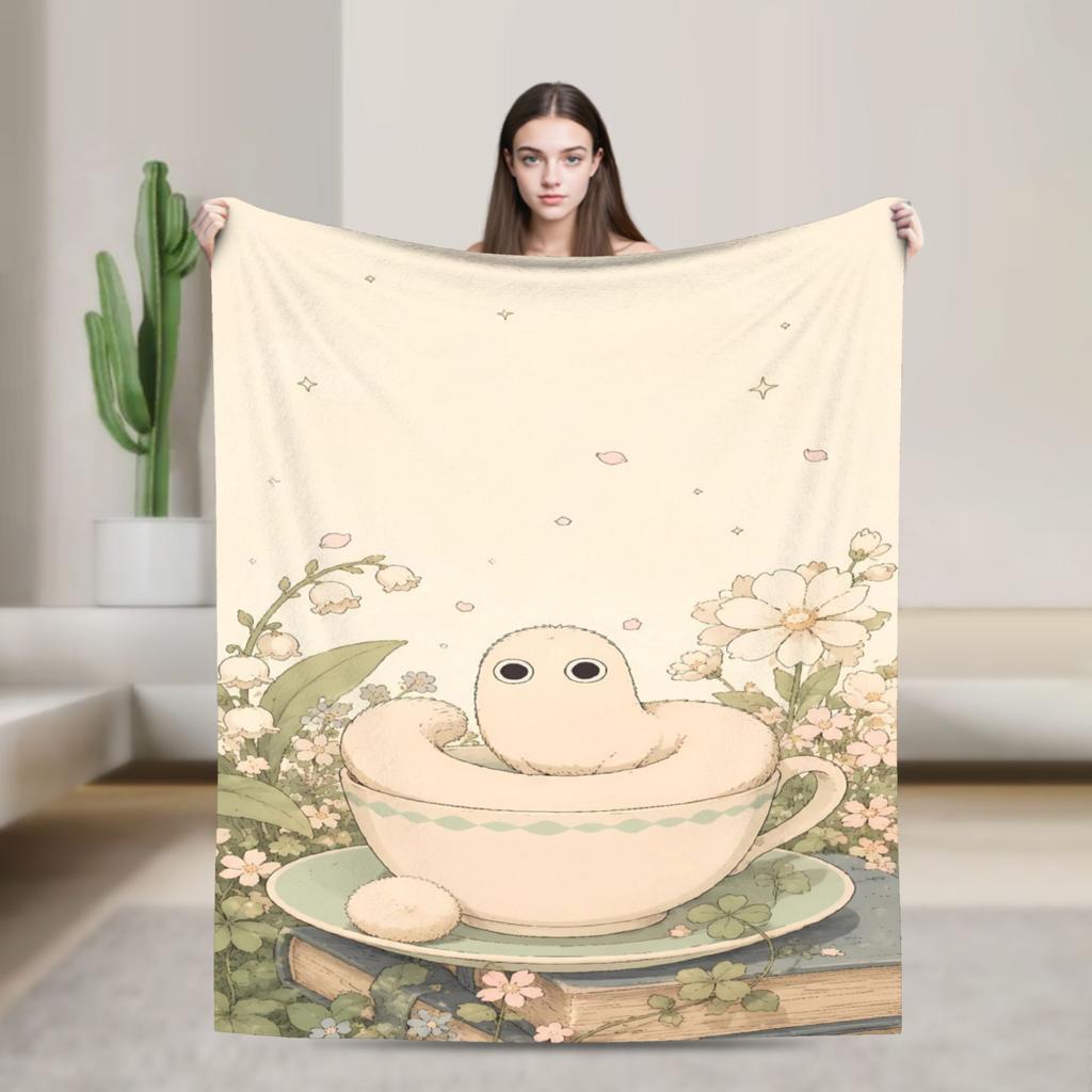 Witch hat atelier Super Soft Blanket Travel Plush Bedding Throws Fashion Couch Chair Flannel Bedspread Sofa Bed Cover