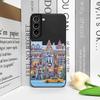 Christmas Building Winter Snow Scenery Phone Case for Samsung Galaxy A56 A42 A14 A55 A16 A54 A36 A53 A52 A51 A50 A15 Soft Cover