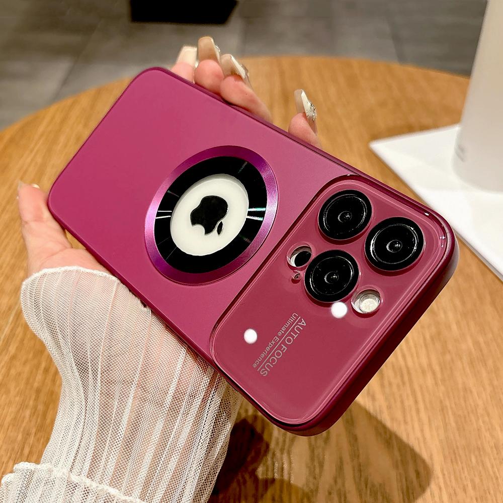 Camera Lens Full Cover Case For iPhone 17 16 15 14 13 12 11 Pro Max 17Pro 16Pro 15Pro iPhone16 Magsafe Mag Safe Wireless Charge
