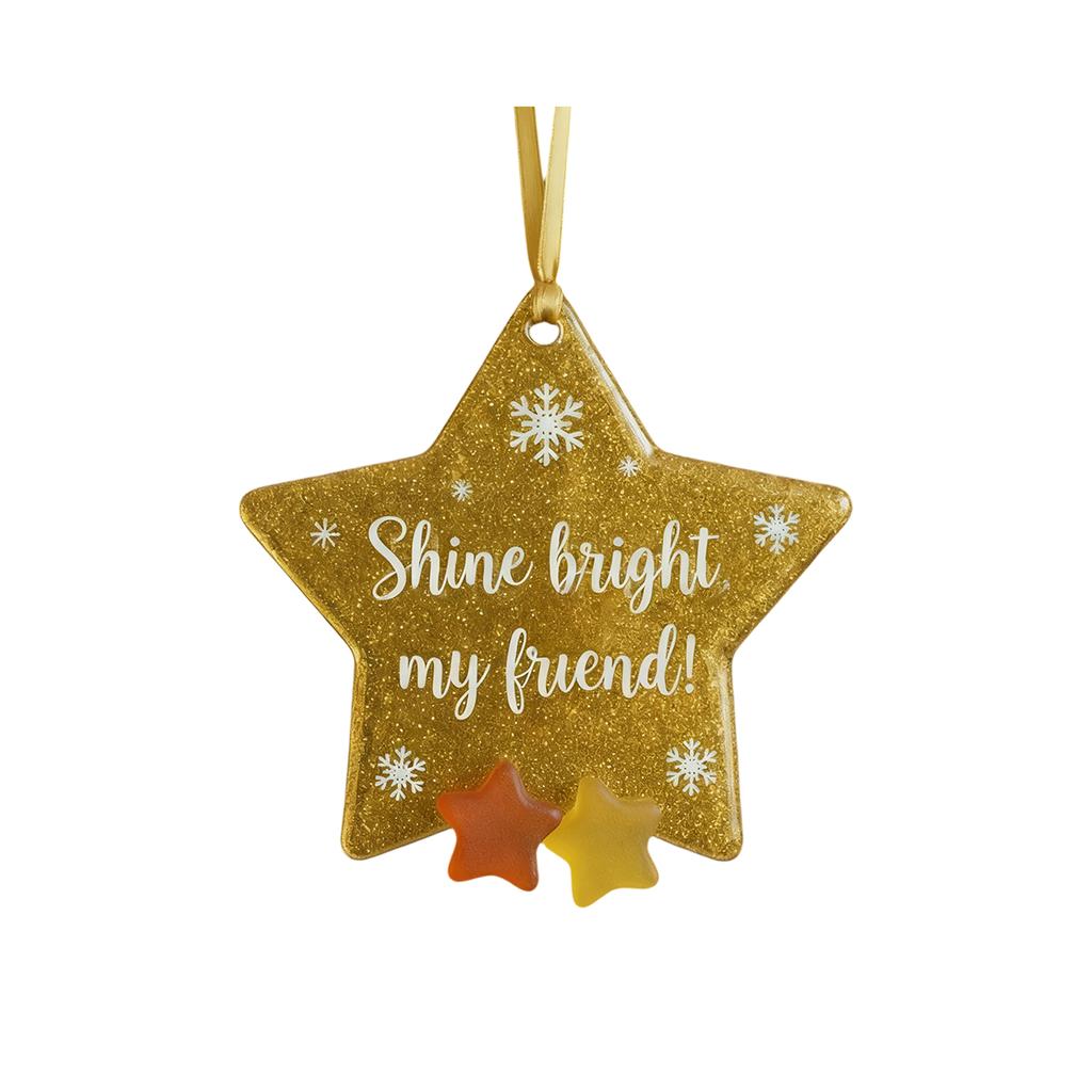 2D Acrylic Christmas Ornaments Hanging Ornaments Suitable For Christmas Tree Decoration