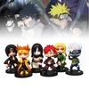 6pcs Cartoon Naruto Character Pvc Toy Model Decoration Child Christmas Gift