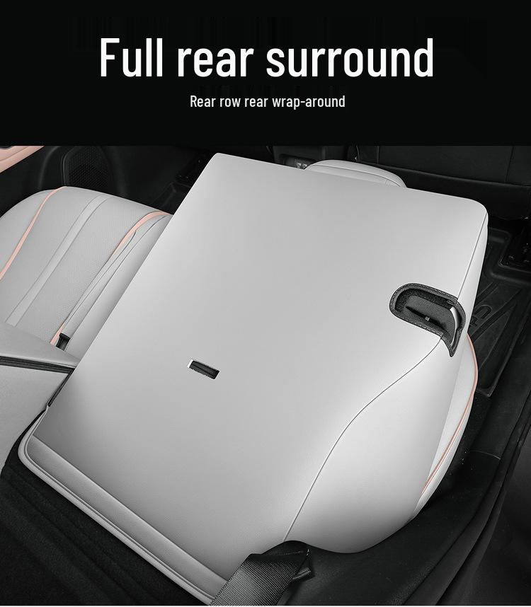 New Model Full Leather Car Seat Cushion for BYD Yuan Plus – All-Season, Five-Seater Compatible