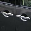 For Mitsubishi Delica D:5   ABS Chrome Car Door Handle Door Bowl Cover Protection Trim Exterior Sticker Accessories