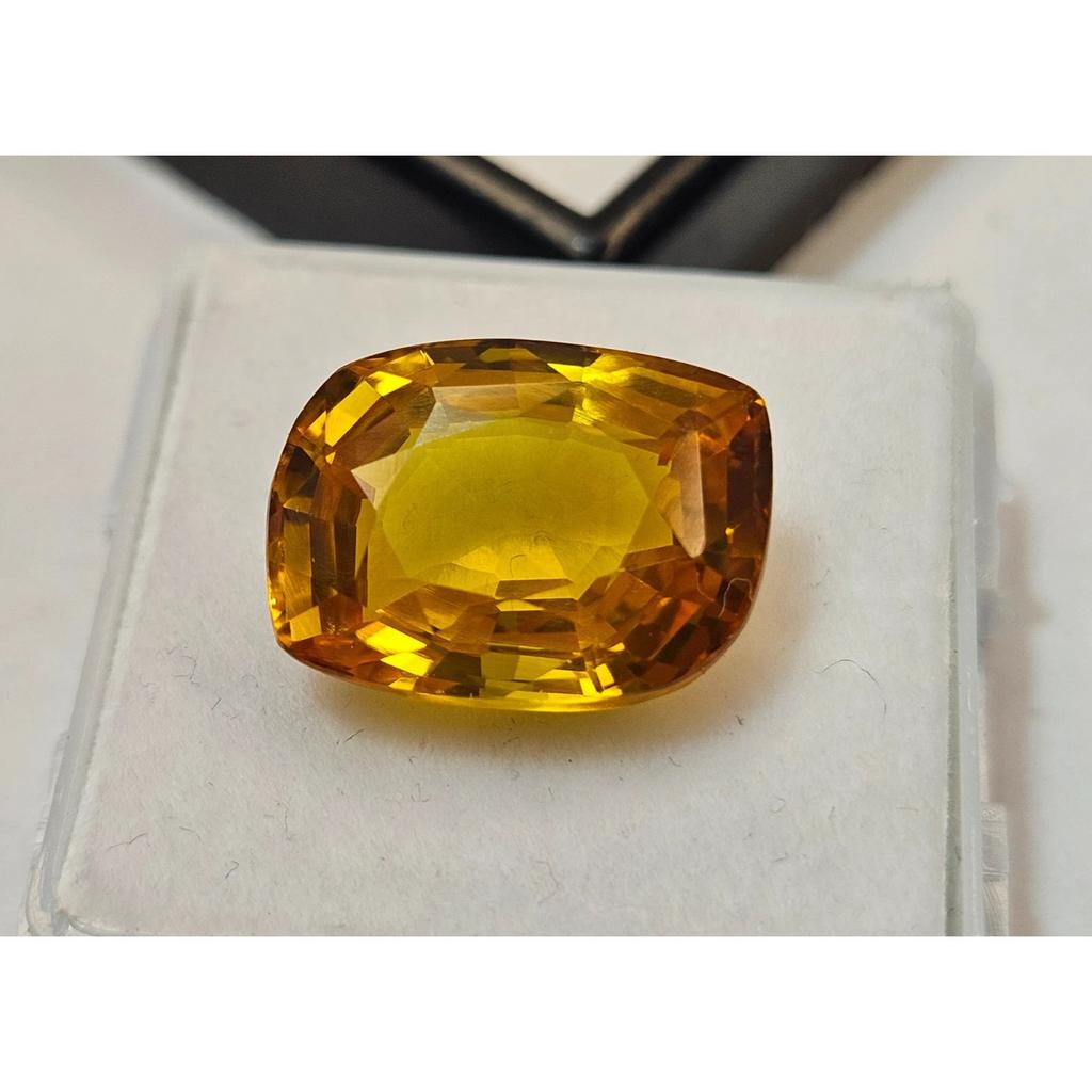Natural Sapphire Yellow Color Fancy Cut 11-12 Ct Beautiful Loose Gemstone