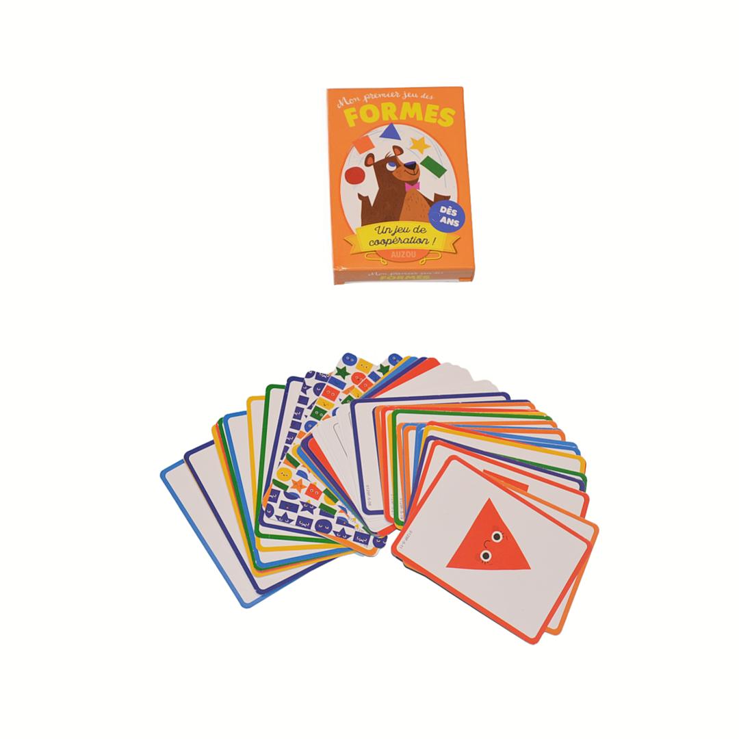 

French Version of Shape Pattern Game, Card Game, Cooperative Game, Board Game, Interactive Game, Suitable for Parties, Ideal as a Gift, S