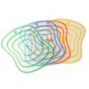 4Pcs Kitchen Non-Slip Plastic Cutting Boards Cut Chopping Board Non-Slip Plastic Transparent Colorful Frosted 4Pcs For Kitchen