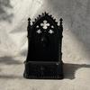 Storage Box Gothic Style with Hollow Patterns And Engraved Design Organizer for Aromatherapy Crystals Bracelets