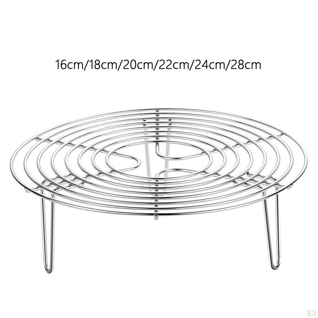Convenient Round Cooling Rack for Cooking Steam Durable