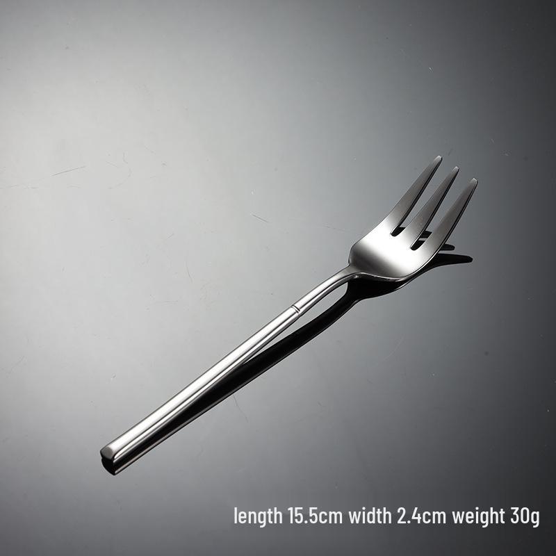 Multi-Spec Knight Mirror Polished Square Handle 304 Stainless Steel Cutlery Set