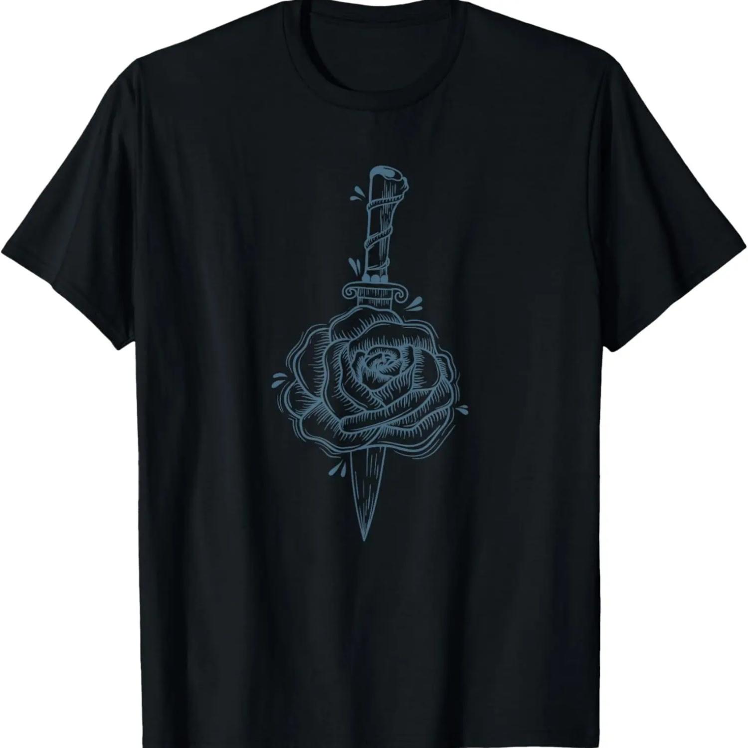 

Knife Through Rose Tattoo Color T-Shirt S чёрный