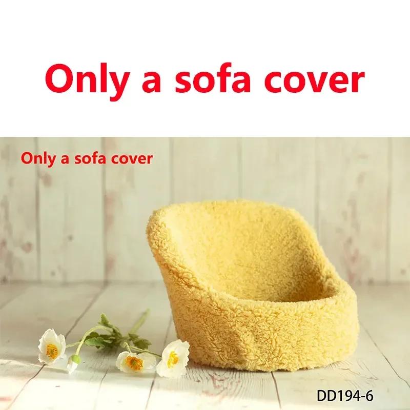 Silikon Mini Sofa & Bezug - Neugeborenen Fotografie Requisiten Baby Vollzeit Foto Sitzmöbel Must-Have Studio Baby Fotografie Zubehör