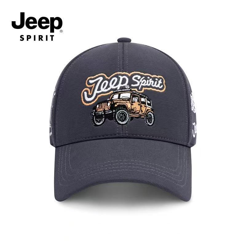 2026 Jeep High-quality Pure Cotton Embroidered Baseball Cap, Adjustable and Suitable for Both Men and Women. It Is Suitable for