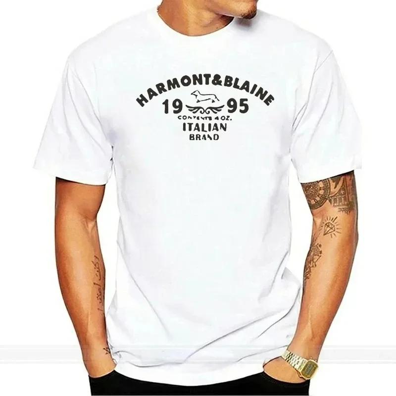

New Arrival Mens Clothes Tee Shirt Homme Graphic T-Shirts Men Tshirt for Men Ropa Hombre Harmont Blaine Print Tshirt 70350 4XL