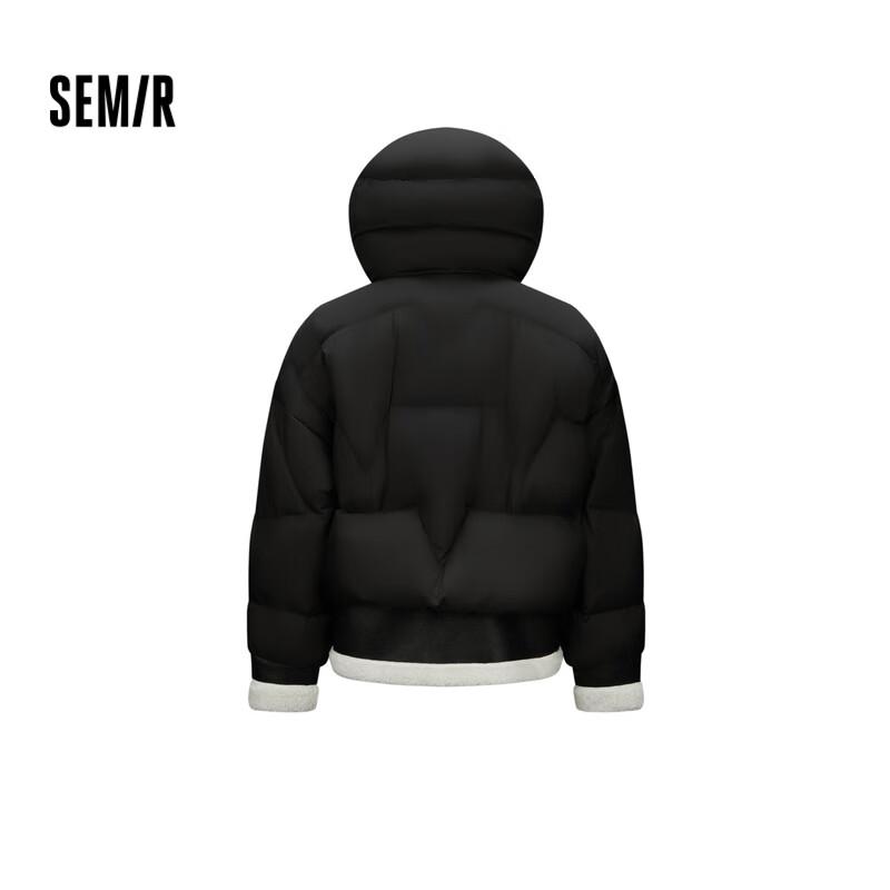 

Жіноча зимова пухова куртка Semir 2024 вільного крою з капюшоном L (165)