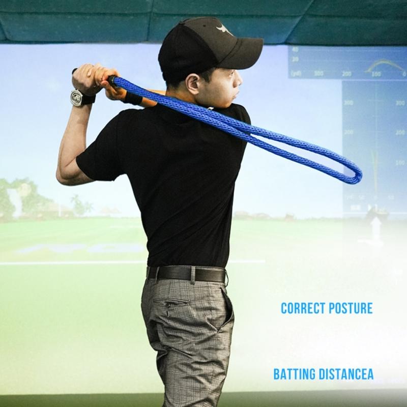 Golf Swing Practice Rope Indoor Golf Training tool Exercise Rope Golf Practice Swing Trainer Golf Club Practice Accessory