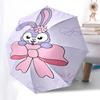 1pc rabbit bow umbrella automatic open/close, 8-Rib Durable Frame, Compact Folding Design, Ideal Birthday/Holiday Gift  1142A