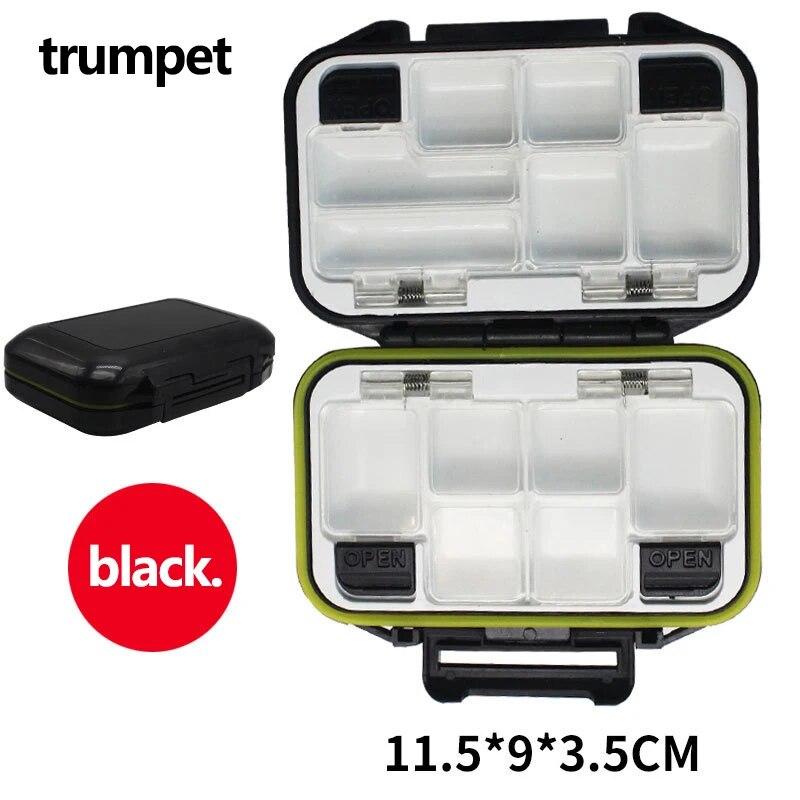 

BURLE OEM И В Наличии Рыболовные Аксессуары Коробка для Хранения Приманок 4 Цвета Большой Средний Малый Размер Коробка для Рыболовных Принадлежностей