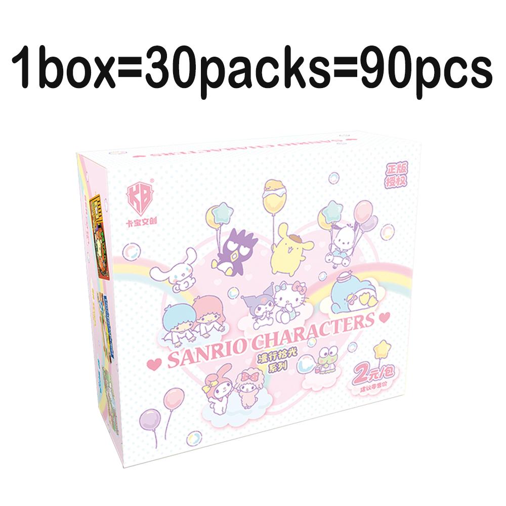 New Sanrio Collection Card Japanese Animation Star Family Creative Music Theme Polaroid Cards Family Table Toys