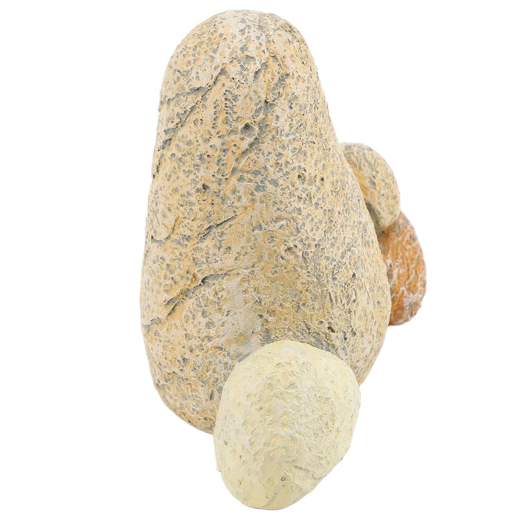 Fake Rock Key Box Simulation Decorative Resin Outdoor Stone Ornament Key Box for Garden Yard