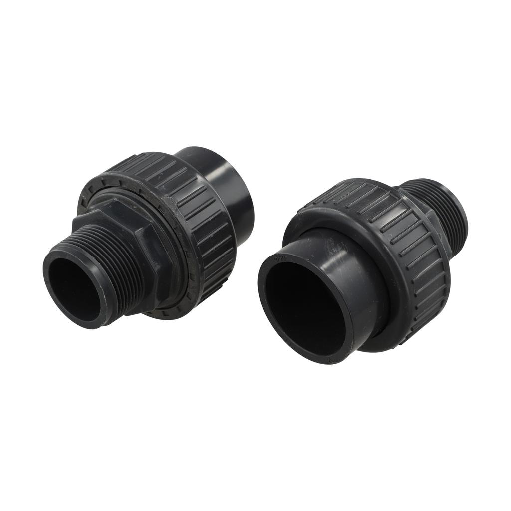 External Thread Union PVC Pool Connector Convenient High-quality PVC Slip Socket End Value Pack Versatile Applications