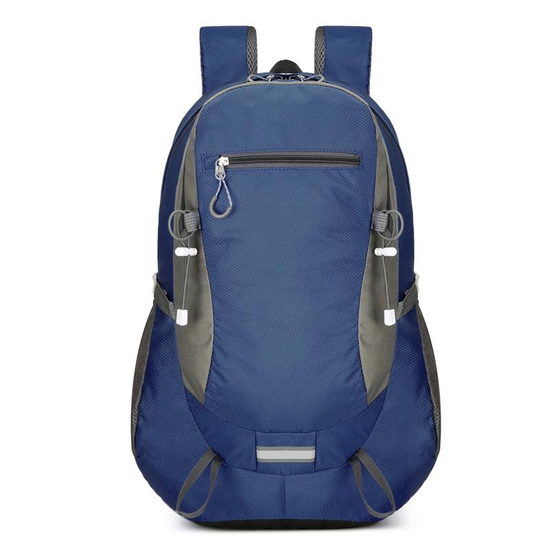 

Новый рюкзак для альпинизма на открытом воздухе, водонепроницаемый рюкзак большой вместимости, многофункциональный спортивный рюкзак для мужчин и женщин, дорожная походная сумка 32*17*52cm темно-синий