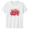 Happy Birthday Celebrations Mens T-Shirt Womens Tee Graphic Unisex Top