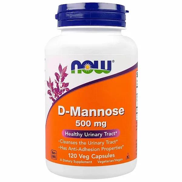 Now Foods - D-MANNOSE 500MG.