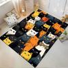 Colorful Cartoon Cat Pattern Creative Rug for Living Room Decor Suitable for use as an anti-slip for living room bedroom sofas