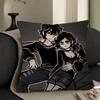 Die Sargabdeckung von Andy und Leyley Kissenbezüge Cartoon Sofa Dekoratives Zuhause Zweiseitiger Druck Kurzer Plüsch Niedliche Kissenhülle