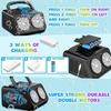 Handheld automatic bubble machine with 2 Fans, 20000+ Bubbles Per Minute Bubbles for outdoor wedding children's Portable Bubble Maker Ope