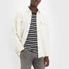 Levis FW23 SilverTab Series Solid Color Pocket Button Long Sleeve Shirt Men Shirts Off-White A5767-0000