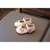 Cute Bowknot Girls' Leather Shoes | Fashionable Baby Princess Flats, Simple Casual Footwear for Toddlers Wedding Shoes