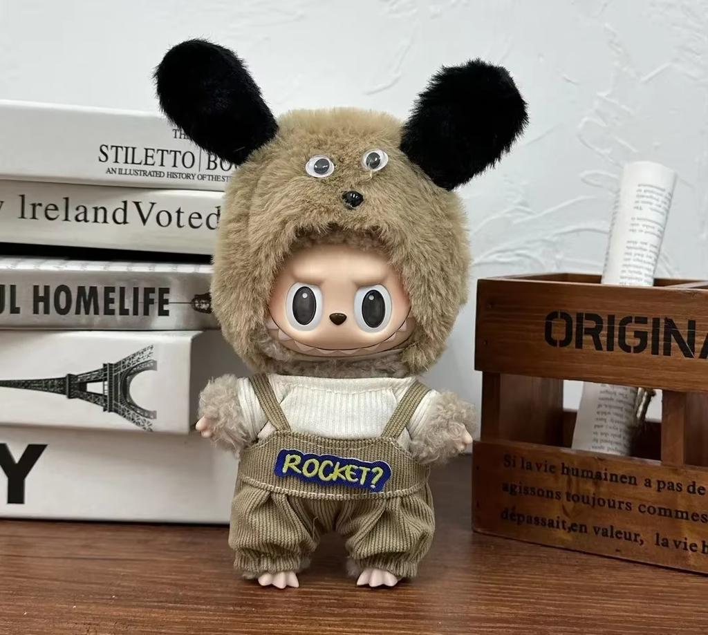 17cm Labubu Ropa Plush Toy Multiple Styles Clothing Set Labubu Outfit Accessories Trendy Play Labubu Clothes