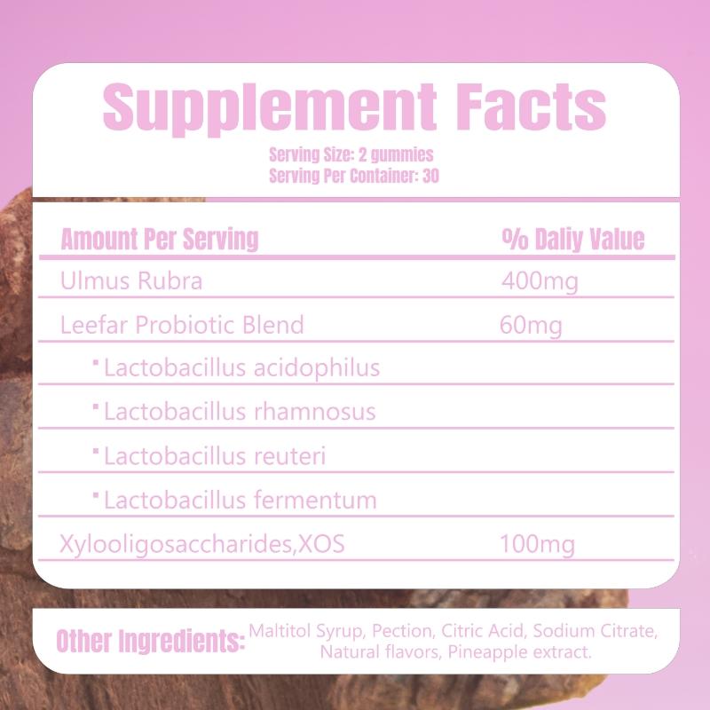 LEEFAR Her Juicy Feminine Probiotics Gummies- All In One Solution with Prebiotics&Lactobacillus Probiotic Blend for Women’s pH Balance and Dryness