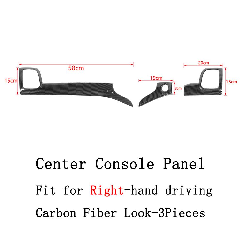 Center Console Door Inner Grab Handle Decoration Cover Trim Stickers for Jeep Grand Cherokee 2011-2025 Car Interior Accessories