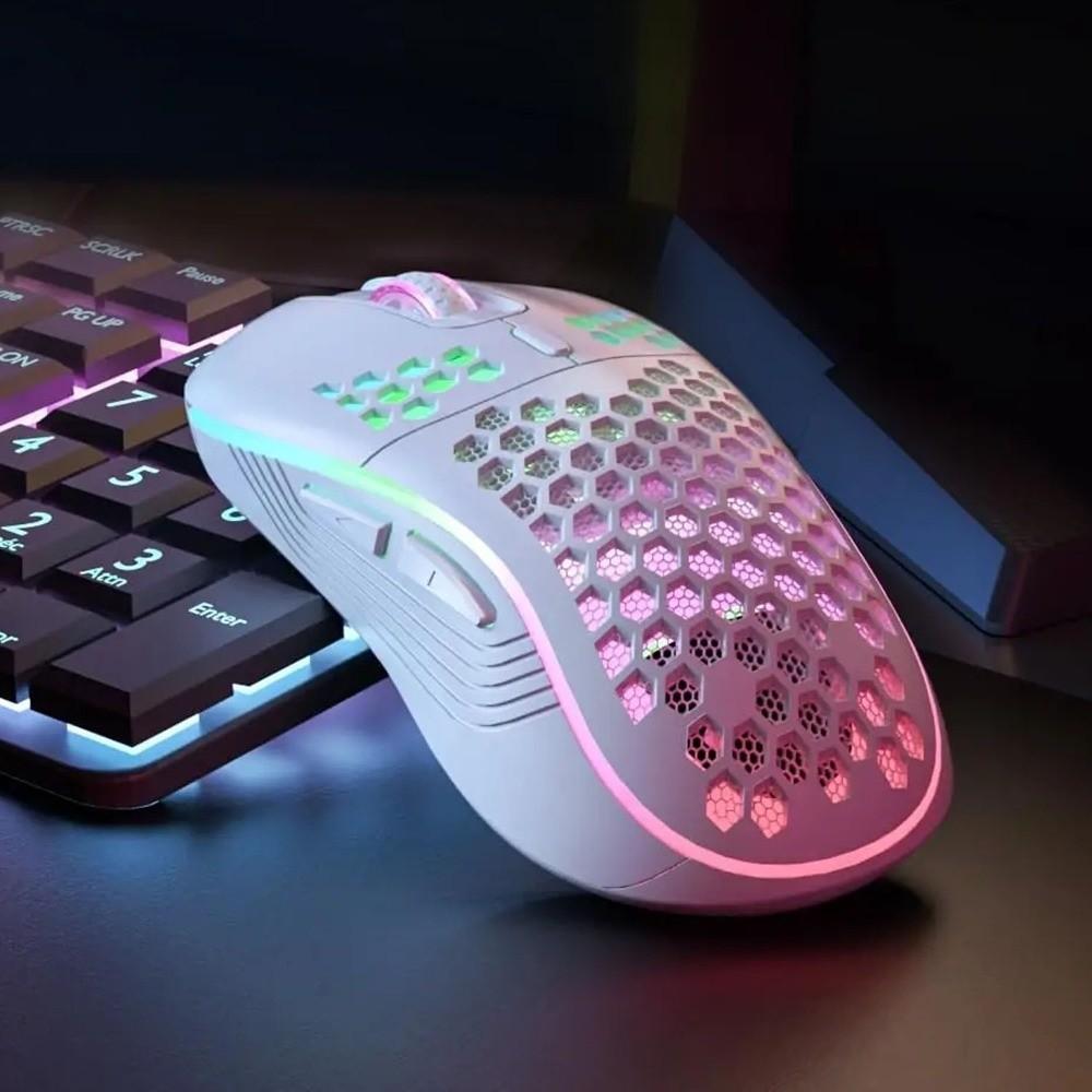 Adjustable DPI Gaming Mouse Rechargeable 2.4G Wireless Mouse  Computer Accessories