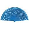 Practical Beautiful Decoration Multicolor Dot Print Folding Fan Home Supply Decorative Fan