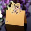 50Pcs Heart Shape Table Number Cards Wedding Table Number Card For Table Setting Wine Glass Christmas Wedding Decoration