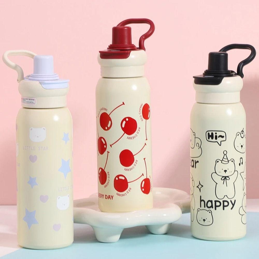 620ML Vacuum Cup High-Capacity Insulated Cup Portable Thermal Mug for Student Children