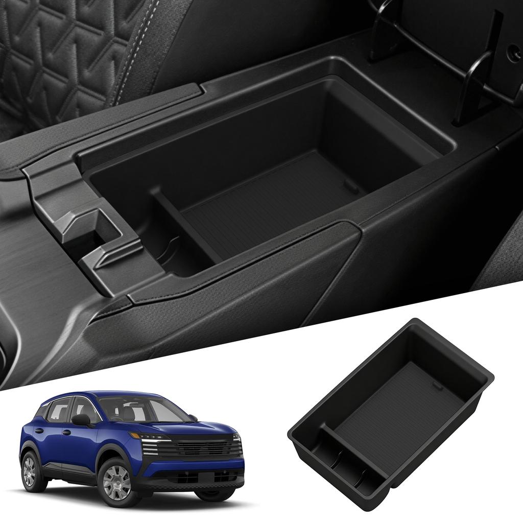 Smabee Left Drive for Nissan Kicks 2025+ Center Console Armrest Storage Box Car Accessories Organizer Tidying Tray ABS Black