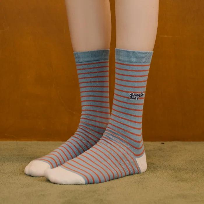 [2SET/26SS] Skyler Multi-Stripe High Crew Socks 2 Colors