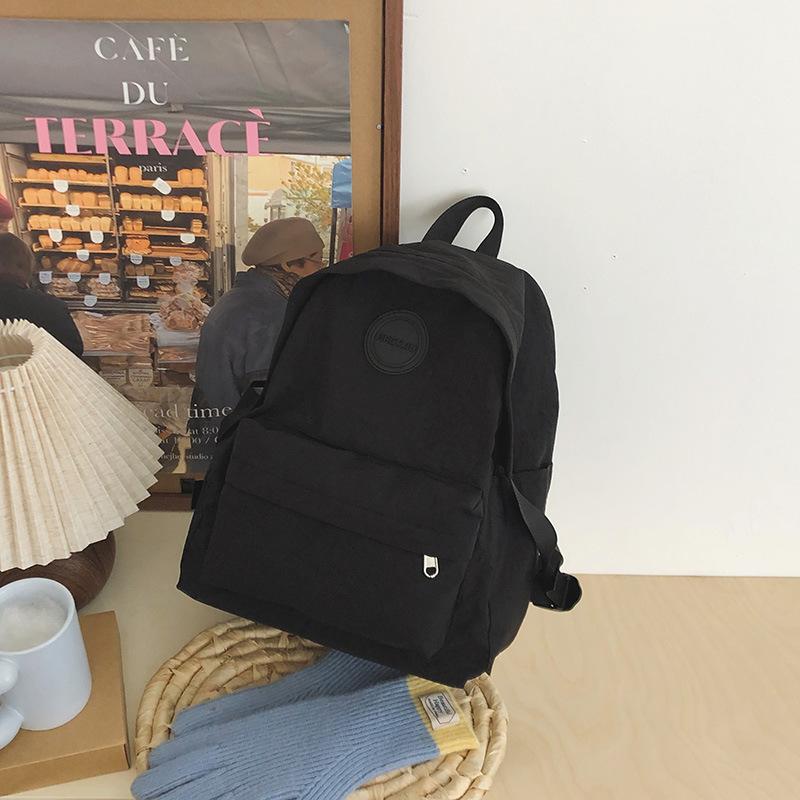 

Весна Новый Нейлон Легкий Спортивный Рюкзак Ins Большая Вместимость Однотонный Студенческий Школьный Рюкзак Повседневный Рюкзак .