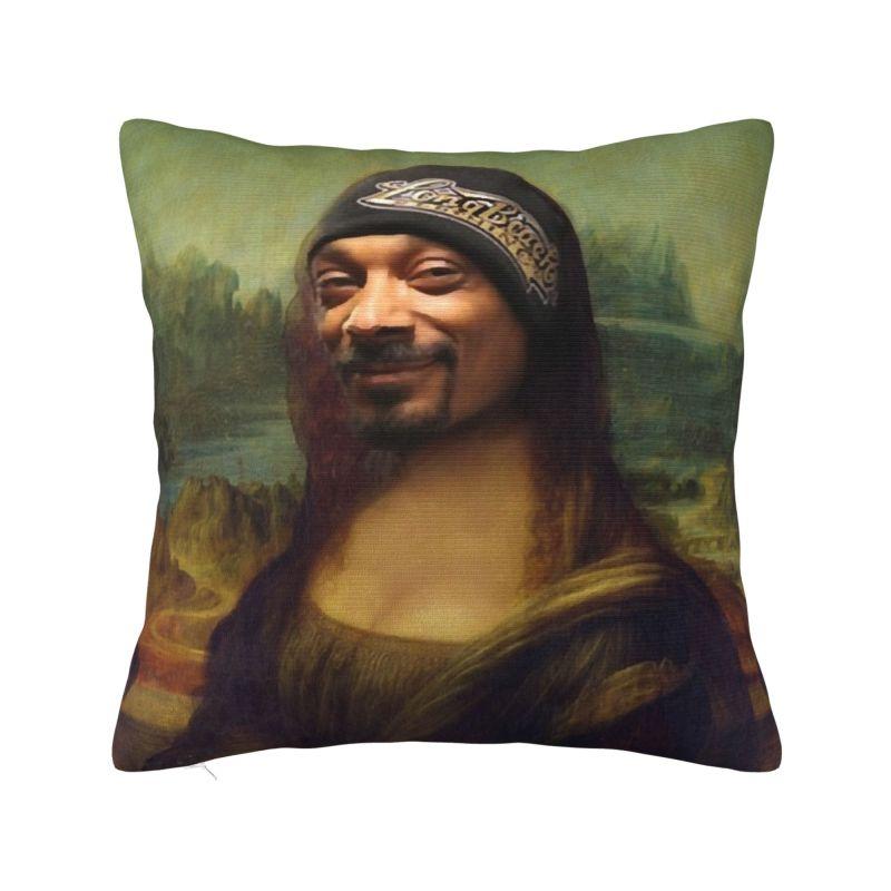 Rapper Music Snoop Dogg Cushion Cover X Cm Polyester Velvet Throw Pillow Case For Sofa Car Decoration Bedding Pillowslip