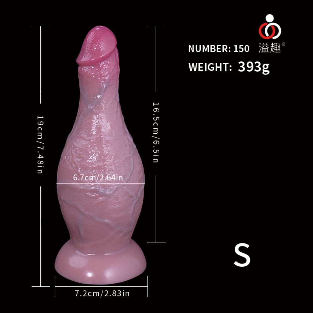 Realistischer Dildo für Frauen - Großer Silikon-Analplug & G-Punkt-Stimulator, Riesiger Dicke Falscher Penis Erwachsenenspielzeug für Solo oder Paare
