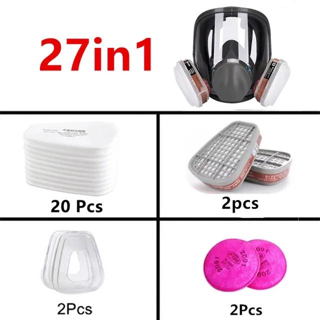 Anti-Fog 6800 Mask Industrial Painting Spraying Respirator Safety Work Filter Dust Proof Full Face Formaldehyde Protection