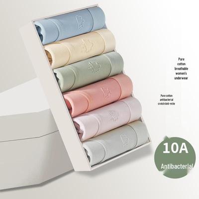 Culottes pour femmes à taille moyenne en pur coton - Couleur unie avec gousset 100% coton