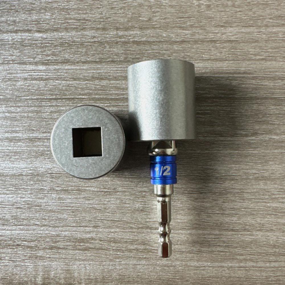 Universal Jack Socket Adapter For Hand Drill Heavy-Duty Socket Converter For Scissor Car Jack With 1/2 In Socket Adapter Bit